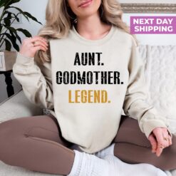 funny godmother sweatshirt for aunt gift godparent hoodie baby shower present unique godmama apparel uqzww scaled