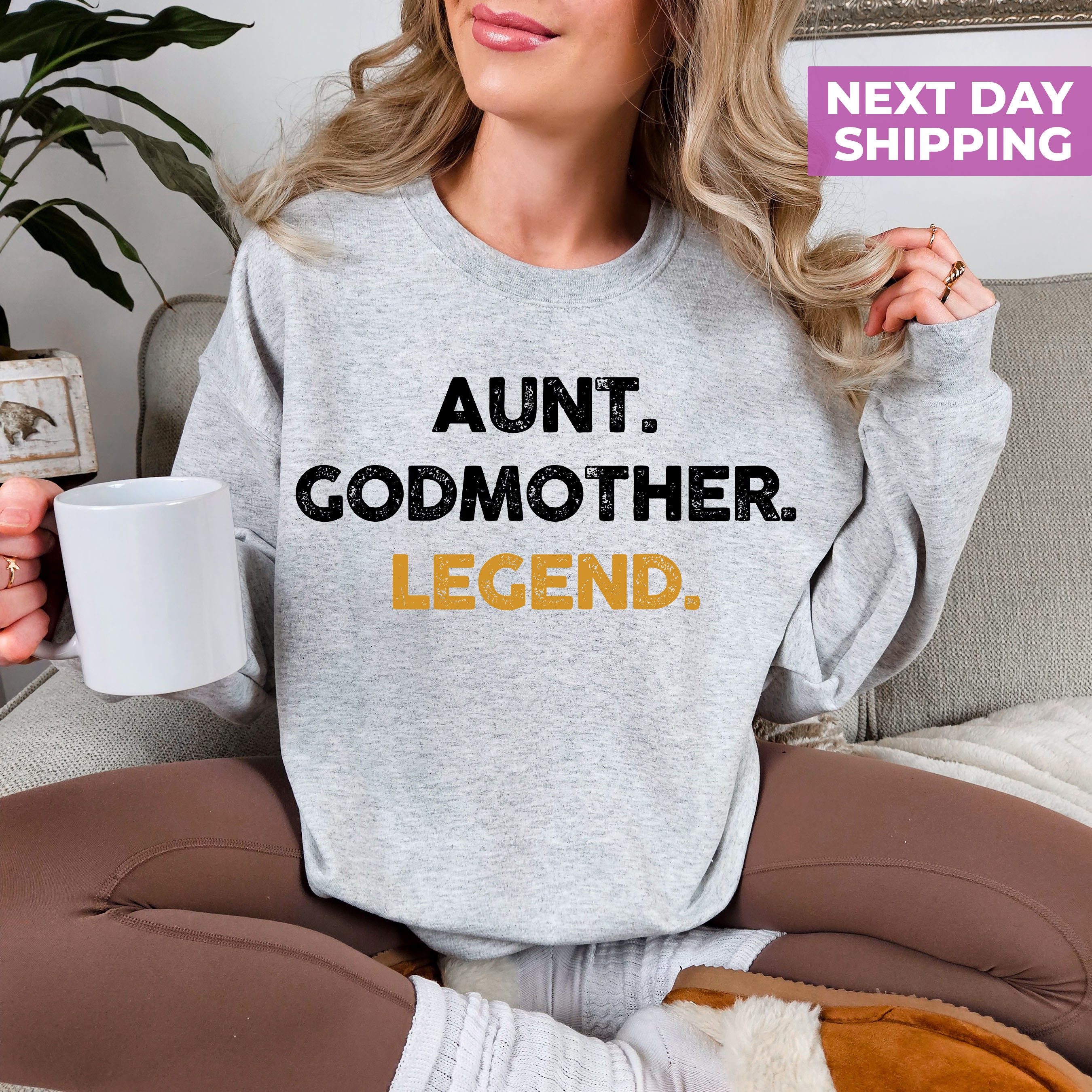 funny godmother sweatshirt for aunt gift godparent hoodie unique baby shower sweater best godmama apparel wxps3 scaled