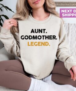 funny godmother sweatshirt for aunt gift godparent hoodie unique baby shower sweater best godmama apparel yztwd