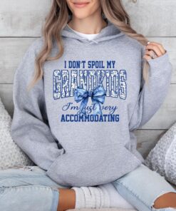 funny grandma hoodie i dont spoil my grandkids sweatshirt sarcastic nana floral bow sweater best grandma gift mwgnp