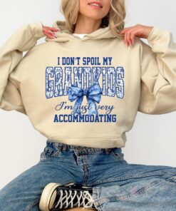 funny grandma hoodie i dont spoil my grandkids sweatshirt sarcastic nana floral bow sweater best grandma gift ttlfw