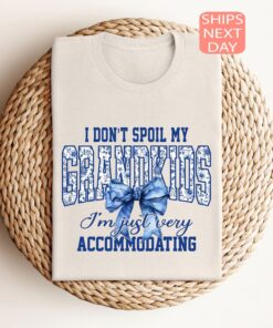 funny grandma shirt i dont spoil my grandkids just very accommodating vintage grandmother t shirt gifts for grandma w018y