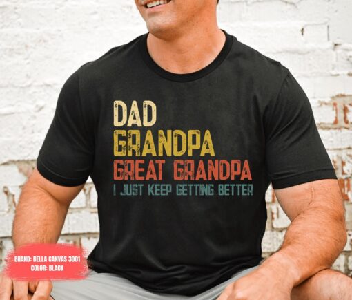 funny grandpa shirt for fathers day best dad gift grandfather t shirt with humorous sayings unique grandpa apparel fjlo9