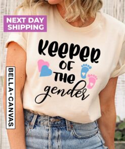 funny keeper of the gender shirt for gender reveal party cute gender reveal t shirt for expecting parents 4yfnk