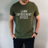 Funny Lawn Enforcement Officer Shirt for Dad Best Mowing Shirt for Fathers Day Unique Lawn Care T-Shirt for Husband