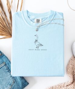 funny mama goose shirt for first mothers day gift cute mom life shirt pregnancy announcement goose family tee qfkhf