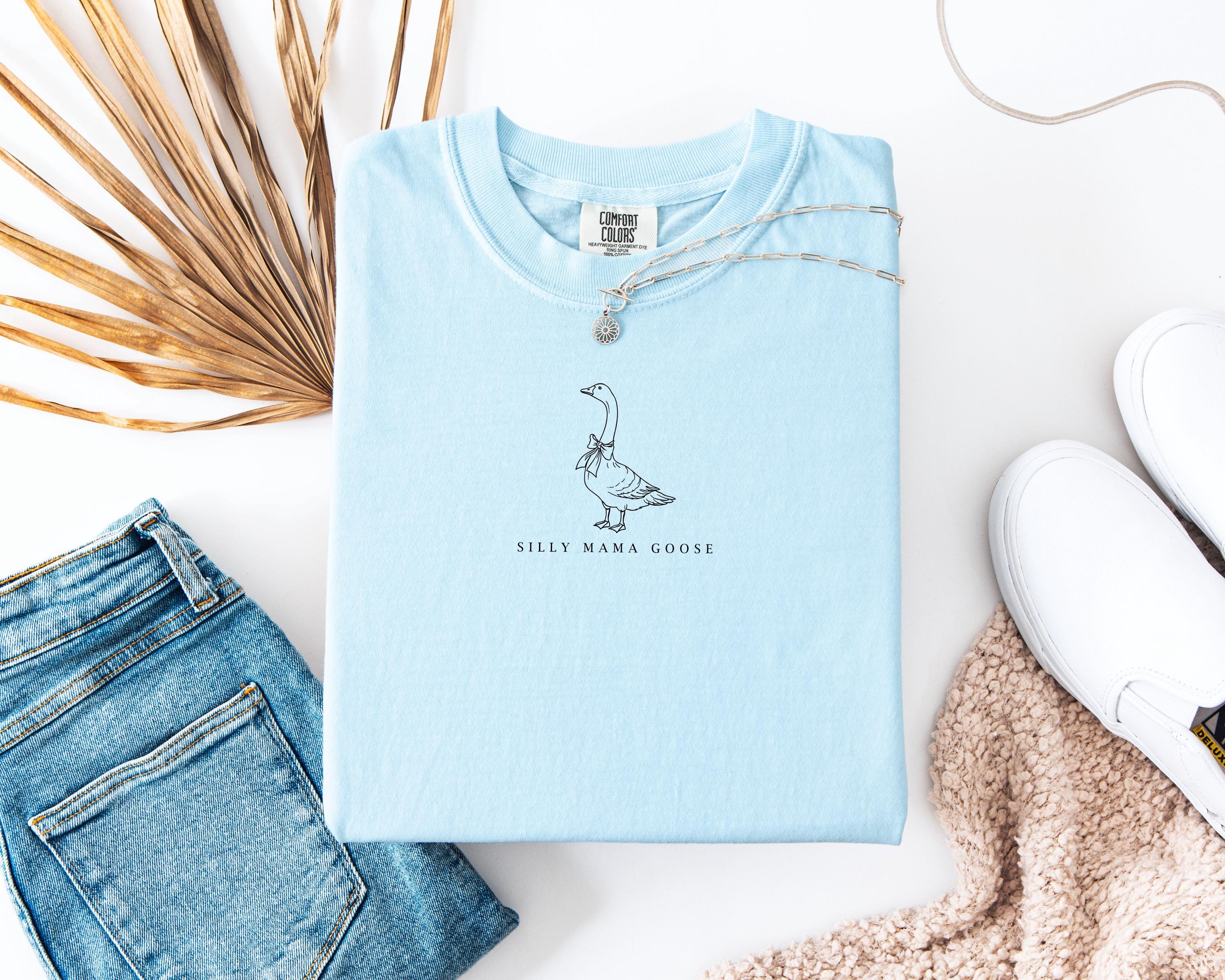 funny mama goose shirt for first mothers day gift cute mom life shirt pregnancy announcement goose family tee qfkhf scaled