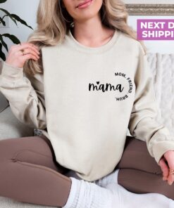 funny mama mom sweatshirt inspirational shirt for mothers day unique gift for mom sarcastic and cute mom life apparel wkukh