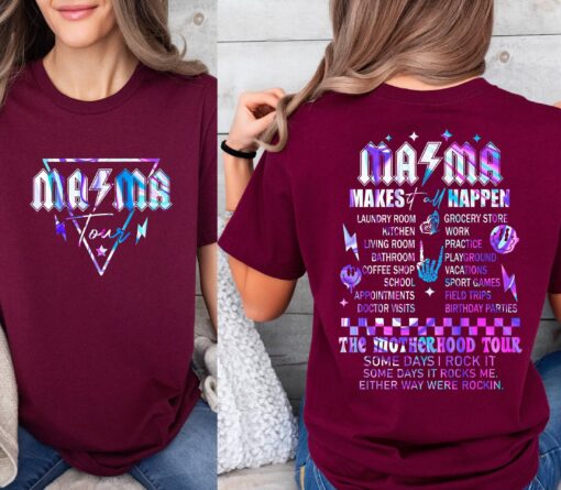 funny mama shirt for mothers day some days i rock it vintage mom life t shirt bold mama skeleton design 15sbq