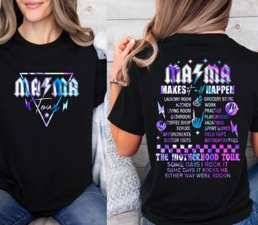 funny mama shirt for mothers day some days i rock it vintage mom life t shirt bold mama skeleton design ad0go
