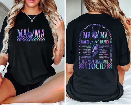 funny mama shirt some days i rock it motherhood t shirt best mom ever gift for mothers day vintage style tee