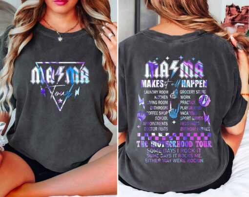 funny mama shirt some days i rock it motherhood tee for mothers day vintage skeleton design mom life t shirt whwrj