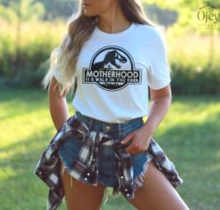 funny mamasaurus t shirt for moms motherhood is a walk in the park shirt cute mom life tee for mothers day nb7ht