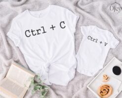 funny matching family shirts ctrl c ctrl v mom and kids tees unique mother daughter gifts for mothers day k7tuw scaled
