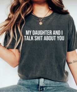 funny matching mother daughter shirts my mom and i talk about you cute mom life t shirts best mom ever gift for daughter vxuwb