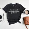 funny math pun shirt not all math puns are terrible just sum unisex t shirt for math teachers and mathematicians onu31