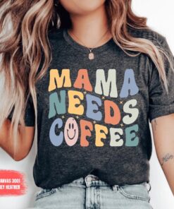 funny mom coffee shirt for coffee lovers cute trendy mom life t shirt perfect for mothers day gifts and everyday wear pkadj