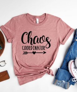 funny mom life shirt chaos coordinator t shirt for moms womens crewneck mothers day gift best mom ever shirt ytvlg