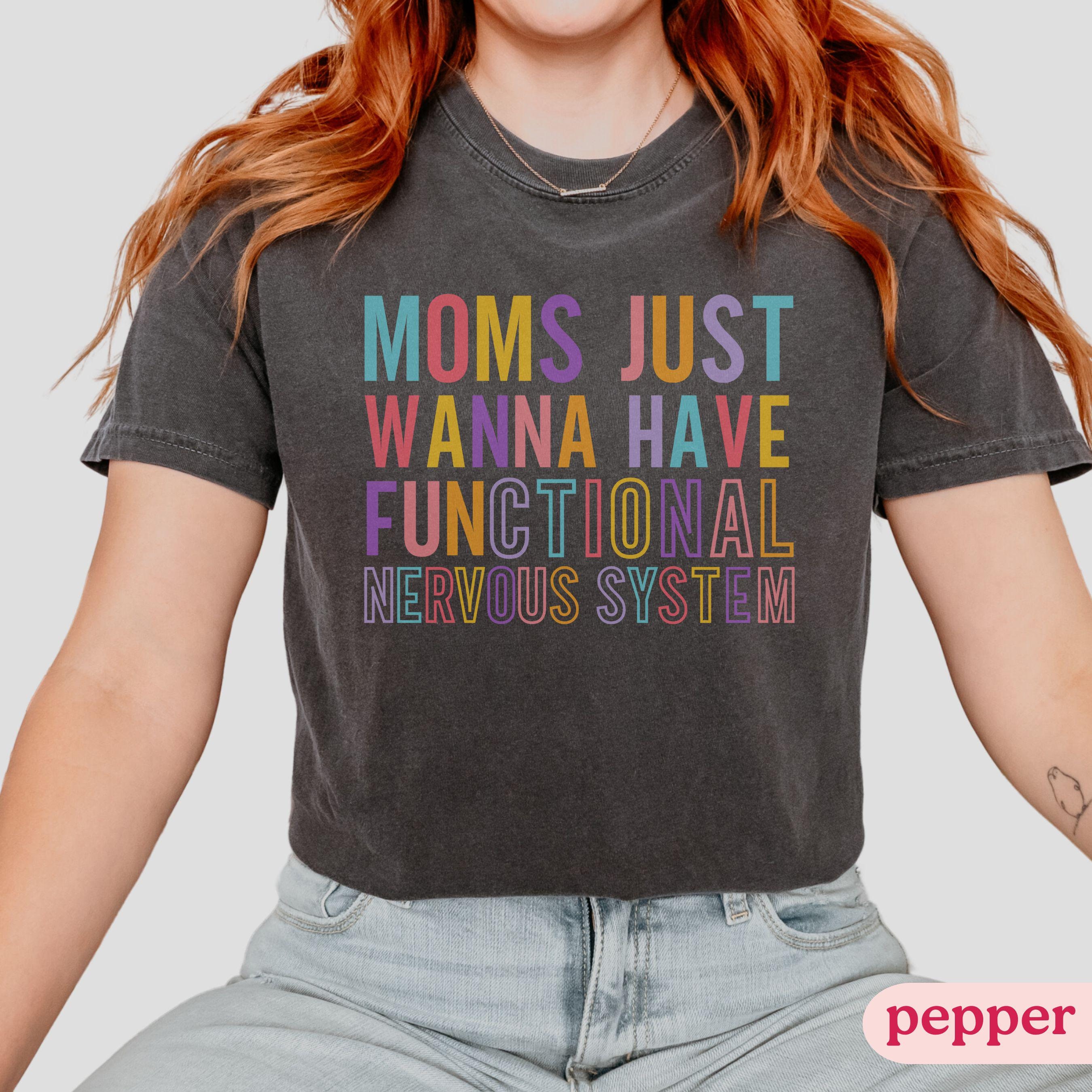 funny mom life shirt for tired mamas feminist mama tee baby announcement toddler mom gift unique mothers day shirt