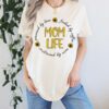 Funny Mom Life Shirt Powered by Love Fueled by Coffee and Wine Best Mom Ever Quote Tee for Mothers Day