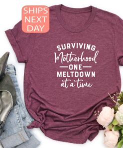 funny mom life shirt surviving motherhood t shirt sarcastic mama tee for women best mom ever gifts jhonp