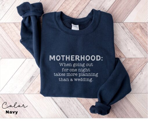 funny mom life sweatshirt for new moms boy moms and girl moms perfect baby shower gift for motherhood celebrations