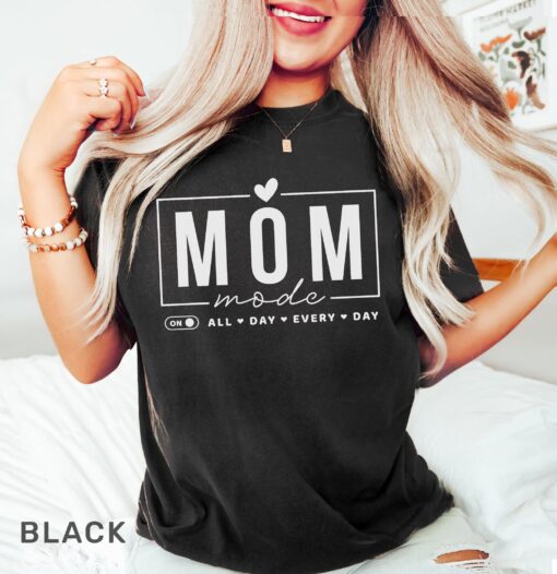 funny mom mode t shirt for mothers all day every day boho style mama shirt cute motherhood tee best mom shirt o17hl