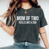 funny mom of two zoo pregnancy shirt for new moms cute t shirt gift for expecting mothers and petting zoo lovers 2zgd2