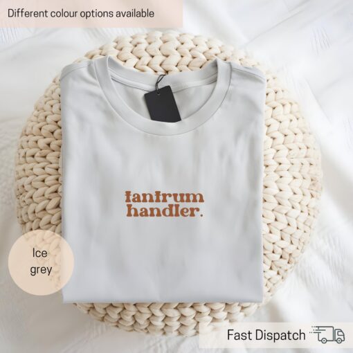 funny mom shirt for mothers day tantrum handler sarcasm tee gift for moms cute and trendy mom life apparel nty69