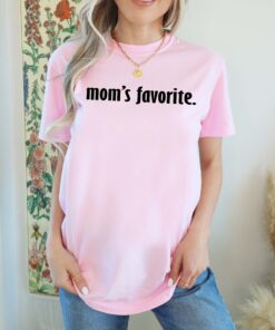 funny mom shirt for mothers day favorite child t shirt comfort colors daughter gift family humor tee de29j