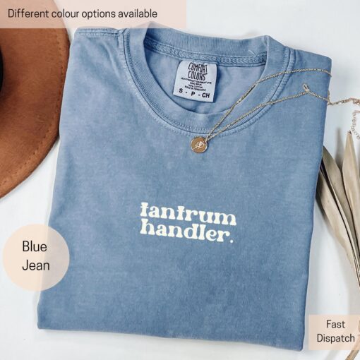 funny mom shirt for tantrum handlers trendy mama tee for moms with toddlers best mom life t shirt and mothers day gift fpy3v