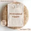 funny mom shirt for women retro boho style cute minimalist yapper t shirt gift for girlfriend wife mothers day htdzr