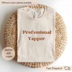 funny mom shirt for women retro boho style cute minimalist yapper t shirt gift for girlfriend wife mothers day htdzr