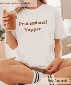 funny mom shirt for women retro boho style cute minimalist yapper t shirt gift for girlfriend wife mothers day zng60