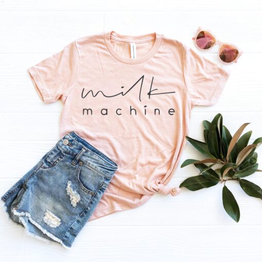 funny mom shirt milk machine tee for new moms promoted to mommy perfect for mothers day gifts and mom life outfits xa3wy scaled