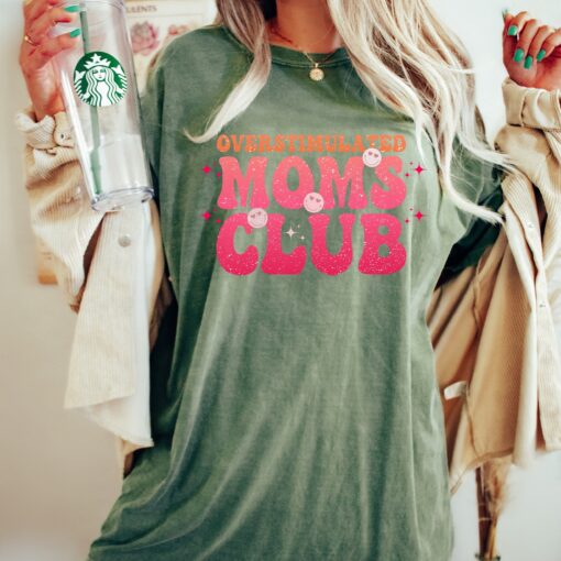 funny mom shirt overstimulated moms club retro tee cute t shirt for best mom ever mothers day gifts tvqi0
