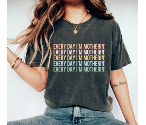 funny mom shirt with sayings cute mom t shirt for baby shower gifts best mom ever shirt unique gift for moms idrin