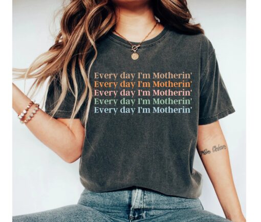 funny mom shirt with sayings for baby shower gifts cute mom t shirt best mom ever shirt unique gift for moms