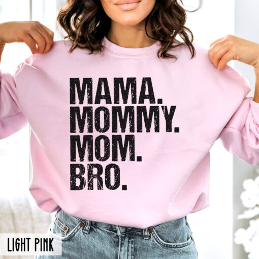 funny mom sweatshirt cool mom hoodie unisex fit mama mommy shirt for mothers day birthday gifts call me bro crewneck
