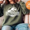 funny mom sweatshirt motherhood is a walk in the park cute mom life hoodie personalized gifts for new moms s6041 scaled