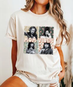 funny mom vibes thug life shirt retro tee for mothers day best mom ever gift cute trendy mom life shirt 1x6qs