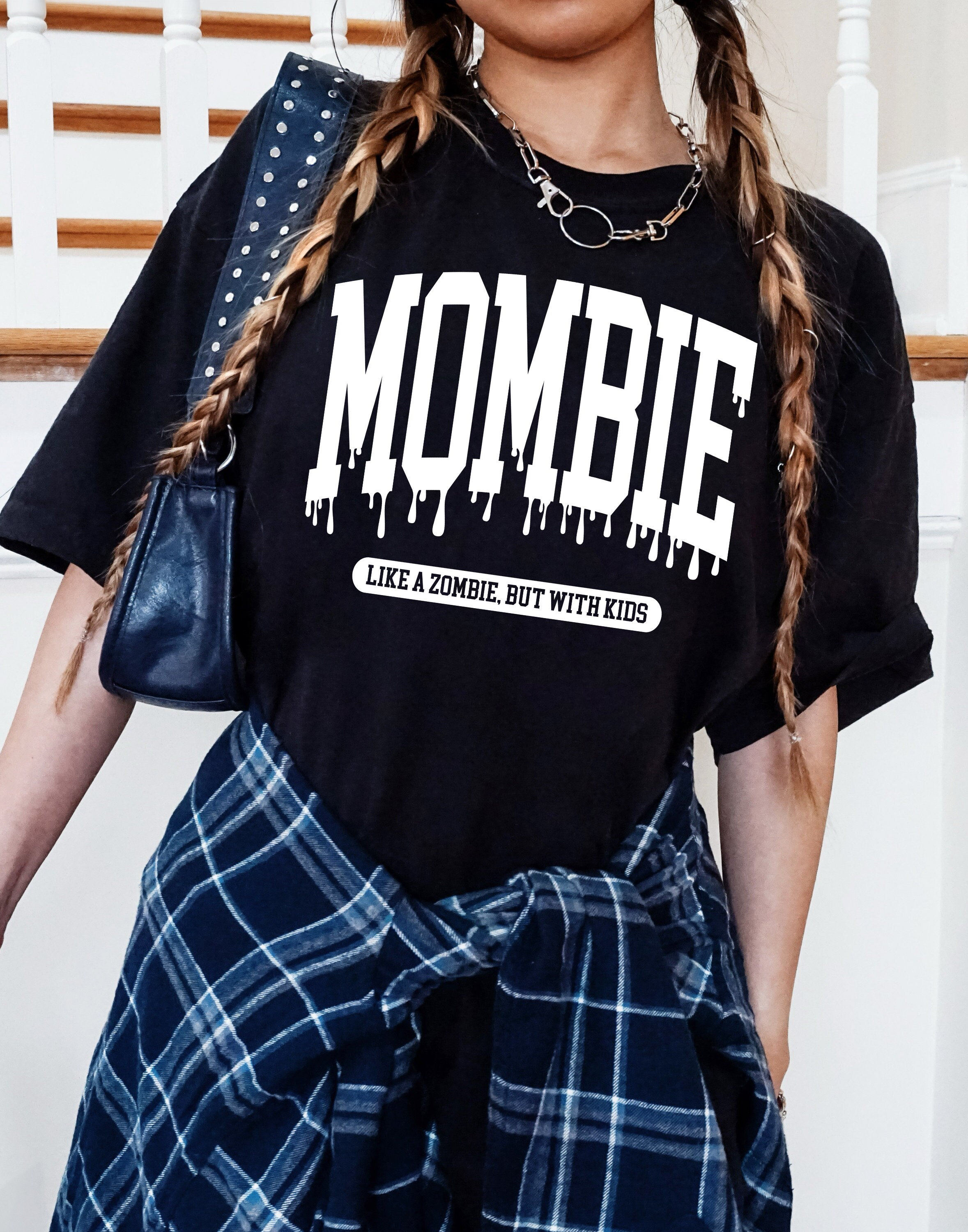 funny mombie graphic tee for women vintage mom life shirt halloween retro punk style e3dkv scaled