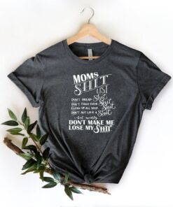 funny moms shit list shirt for mothers day best mom ever gift unique mom life t shirt funny gifts for mom qym5s