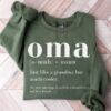 funny oma sweatshirt for german grandma pregnancy reveal and mothers day gift unique grandmother tee birthday present 4izin