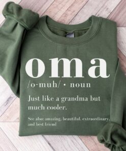 funny oma sweatshirt for german grandma pregnancy reveal and mothers day gift unique grandmother tee birthday present 4izin