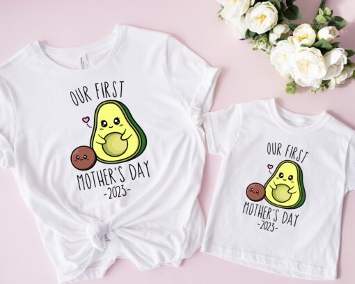 funny our first mothers day shirt matching mom and baby avocado shirt unique mothers day gift ideas for moms