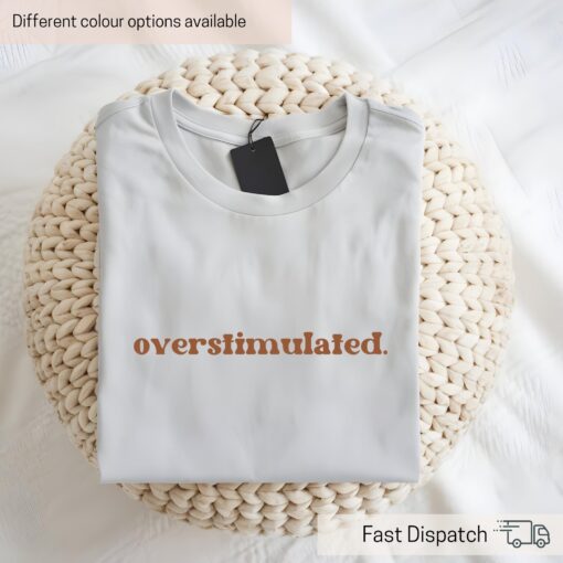 funny overstimulated mom shirt retro boho minimalist t shirt cute gift for wife girlfriend best mom ever srsnz