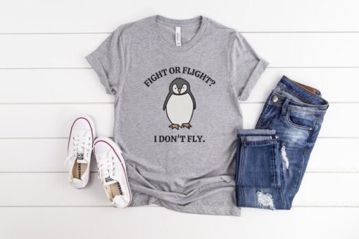 funny penguin shirt for animal lovers cute zoo keeper shirt fun workout tee with bird humor and zoologist design rjibm