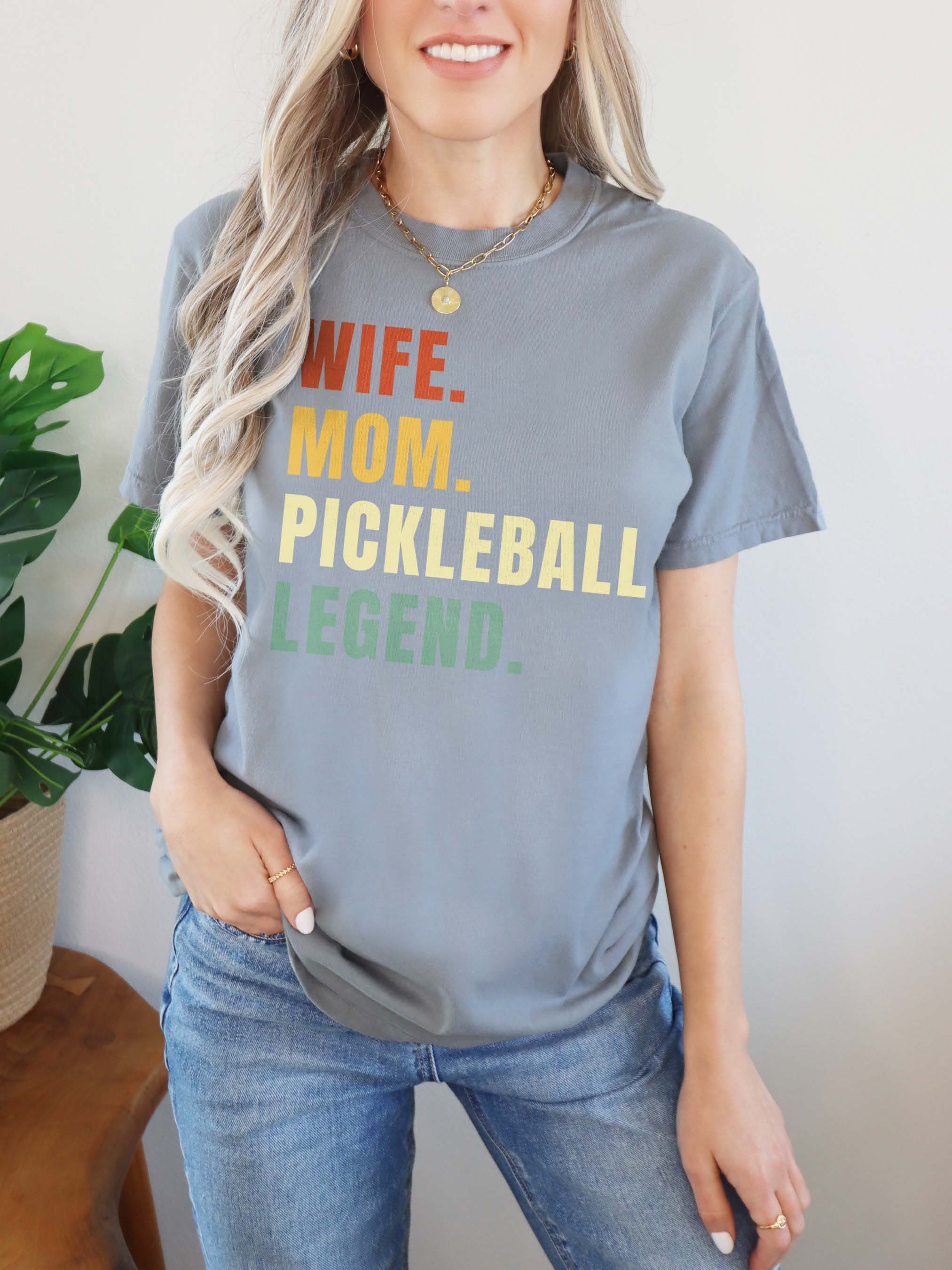 funny pickleball mom shirt for game day with pickleball legend design comfortable tee for moms and pickleball lovers ja3a3 scaled