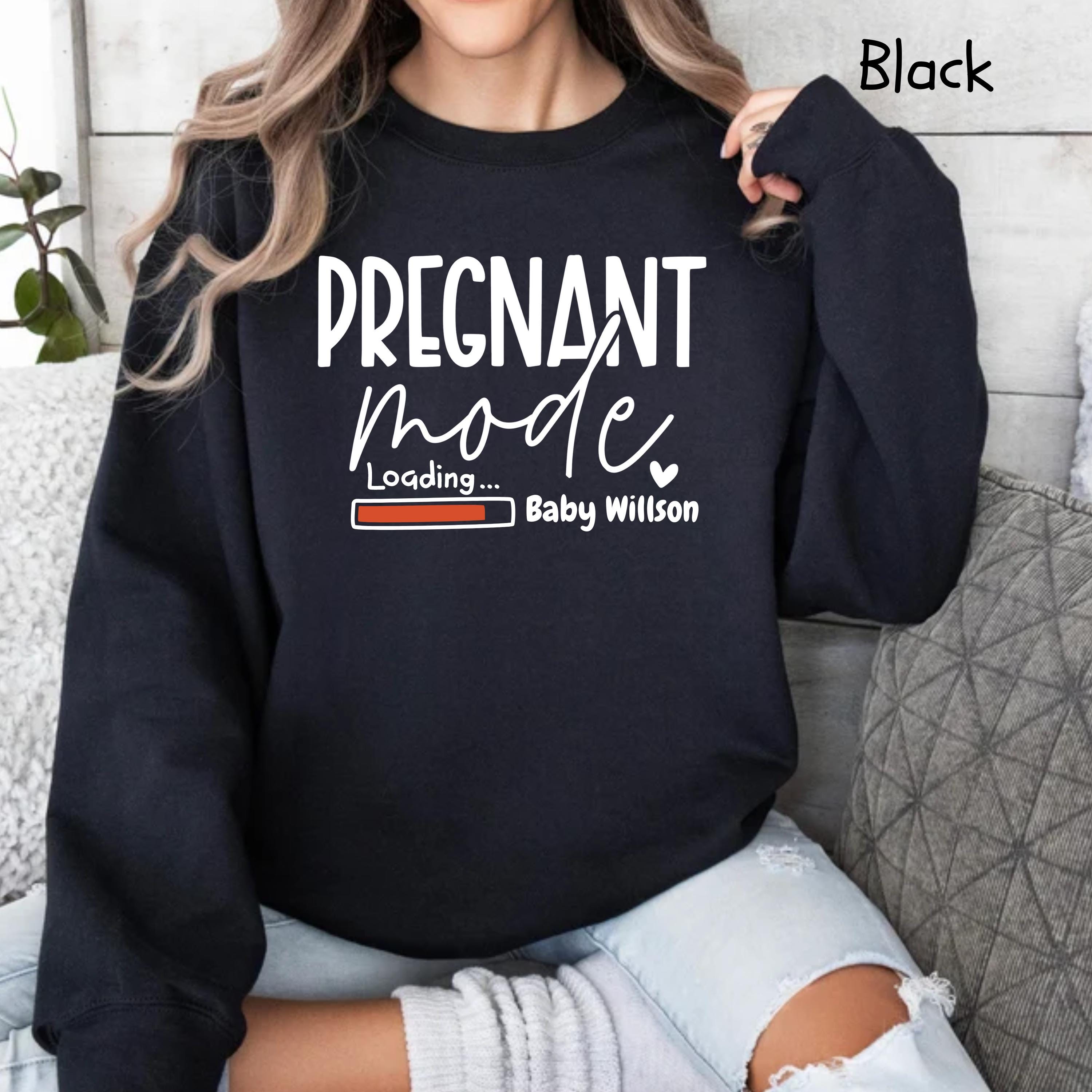 funny pregnancy announcement shirt for moms to be cute pregnancy reveal sweatshirt mothers day gift knlto scaled